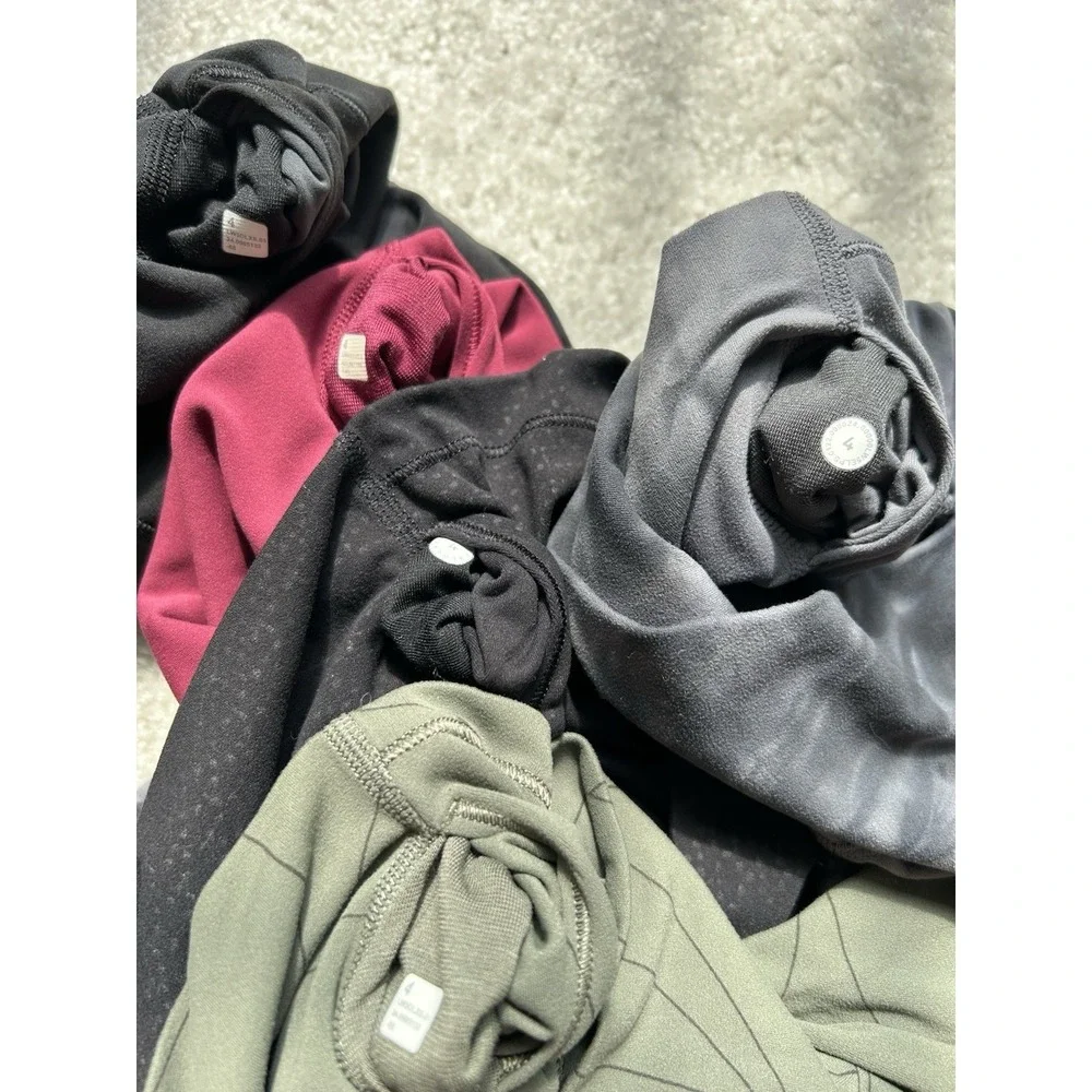 Lot 5 - Lululemon Align Leggings Size 4 Camo Army Green Black Red